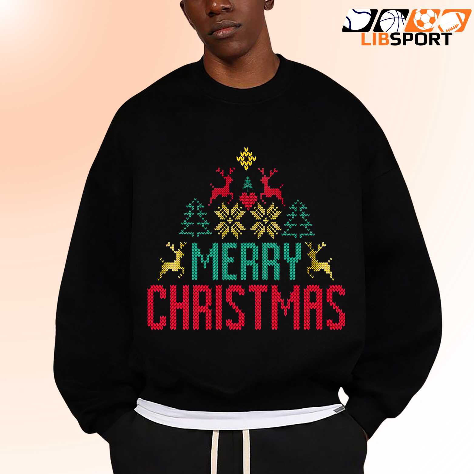 Ugly Merry Christmas T Shirt, Festive Holiday Mask Shirt, Funny Xmas Unisex Tee